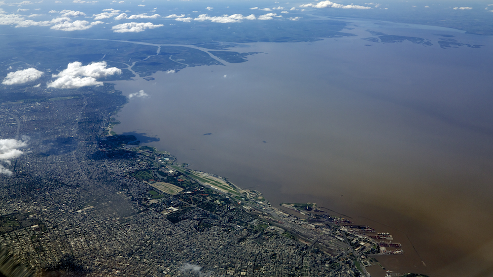 Argentina, Buenos Aires: aerial view