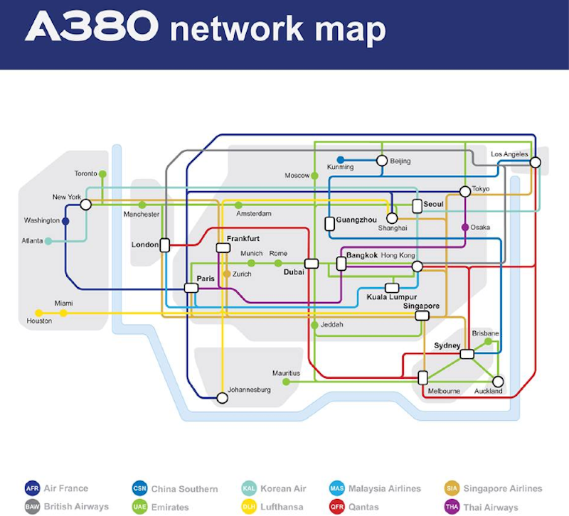 A380 network